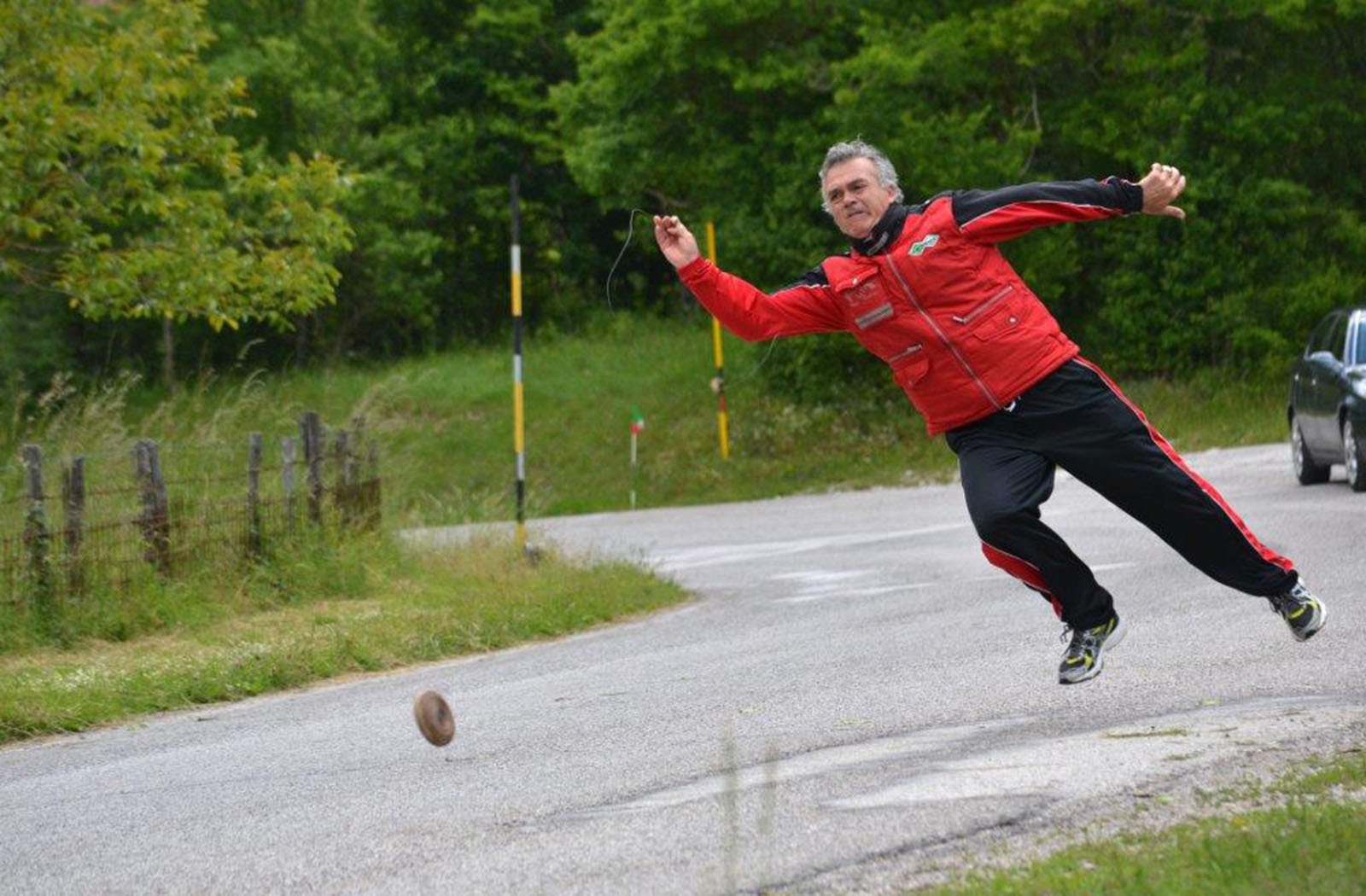 lancio della ruzzola